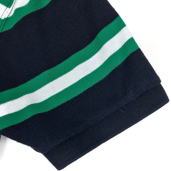 Charles Tyrwhitt Black Striped Polo Shirt Sz Large - Picture 4 of 8